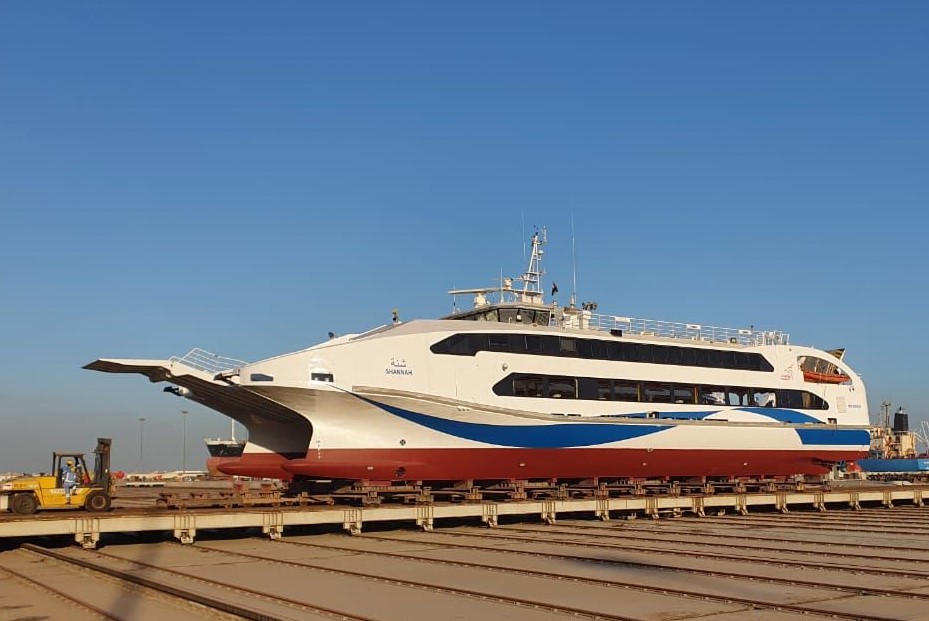 Grandweld drydocks NFC fast-ferry catamarans