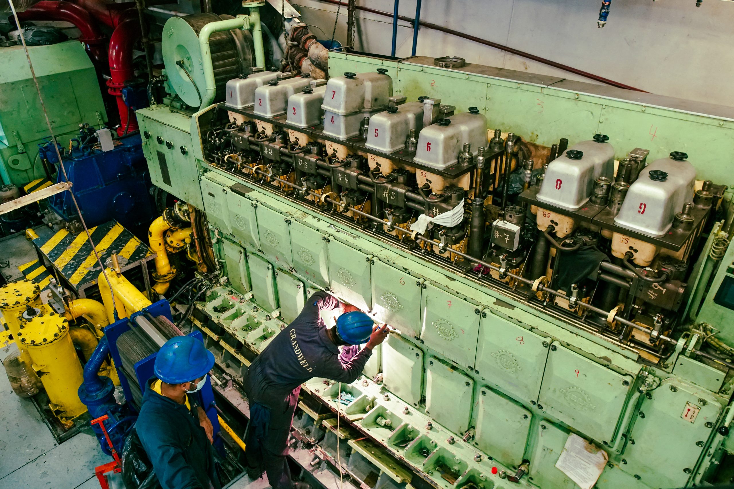 Marine Engine Overhaul Services | Grandweld Shipyards