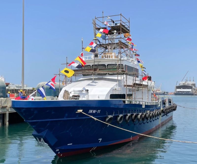 Grandweld Celebrates the Launch of Two 34m Crew boats